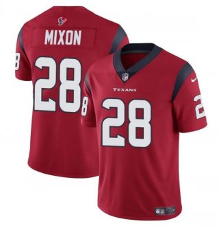 Houston Texans #28 Joe Mixon Red Vapor Untouchable Football Stitched Jersey