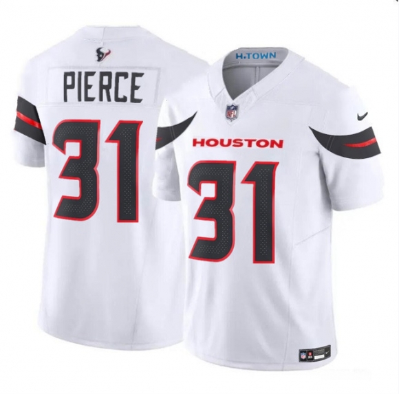 Houston Texans #31 Dameon Pierce White 2024 Vapor F.U.S.E. Limited Football