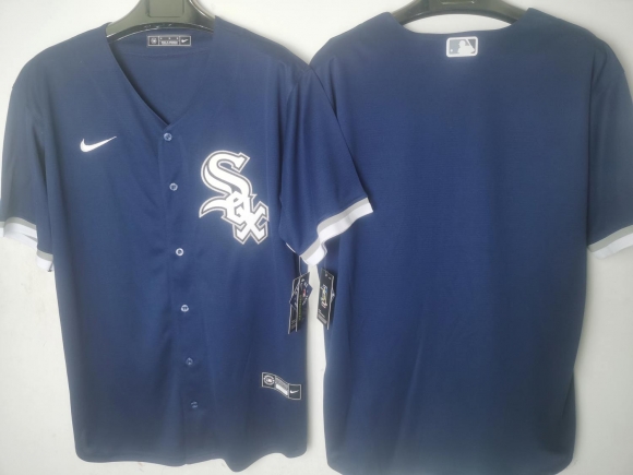Chicago White Sox blank navy jersey