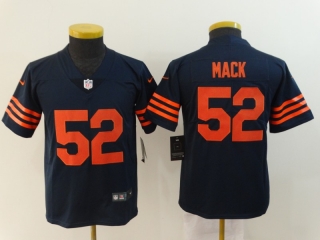 Chicago Bears #52 blue orange number jersey