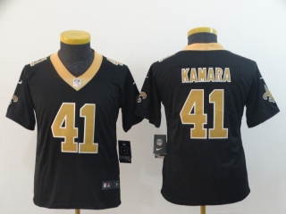 New Orleans Saints #41 black youth jersey