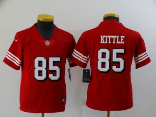 San Francisco 49ers #85 red youth jersey 2