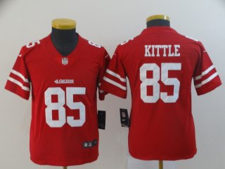 San Francisco 49ers #85 red youth jersey