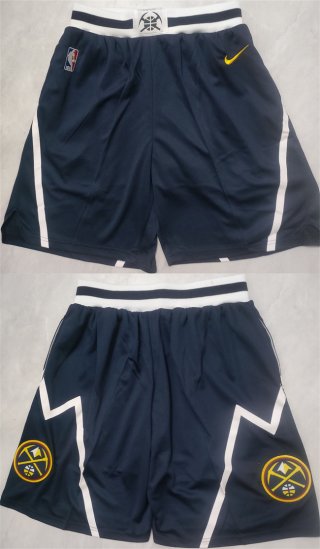 Denver Nuggets Navy Shorts (Run Small)