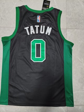 Boston Celtics #0 Jayson Tatum black jersey