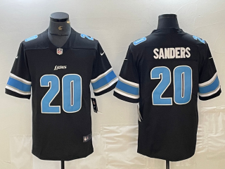 Detroit Lions #20 SANDERS BLACK Vapor Untouchable Limited Stitched Jersey