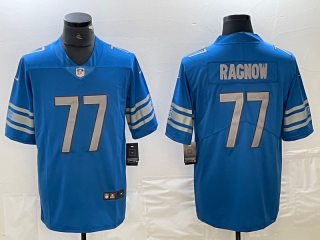 Detroit Lions #77 Frank Ragnow Blue Vapor Untouchable Limited Stitched Jersey