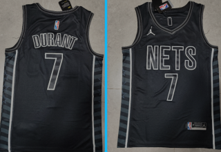 Brooklyn Nets #7 Kevin Durant Black Jersey