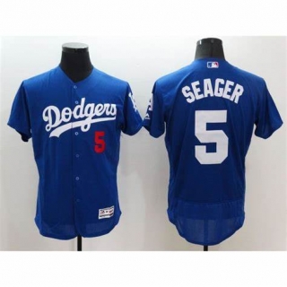 Dodgers-5-Corey-Seager blue jersey