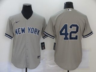 Yankees-42-Mariano-Rivera-Gray-Nike-Cool-Base-Jersey