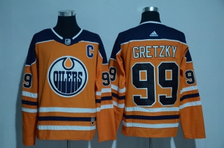 Oilers-99-Wayne-Gretzky-Orange-Adidas-Jersey