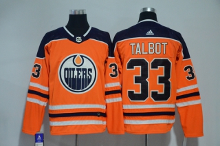 Oilers-33-Cam-Talbot-Orange-Adidas-Jersey