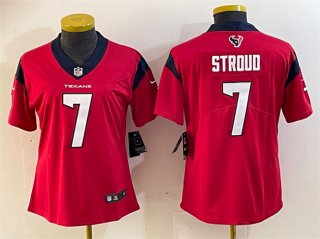 Women's Houston Texans #7 C.J. Stroud Red Vapor Untouchable Limited Stitched