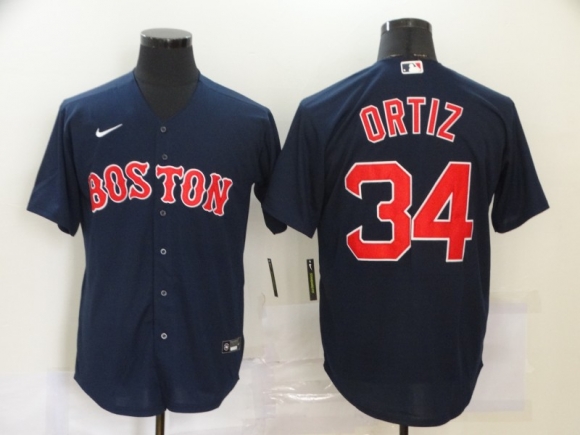 Boston Red Sox #34 blue jersey