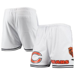Chicago Bears White Mesh Shorts