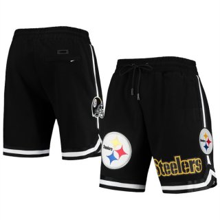 Pittsburgh Steelers Black Shorts