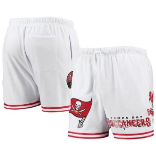 Tampa Bay Buccaneers White Mesh Shorts