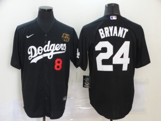 Los Angeles Dodgers #24 bryant black KB jersey