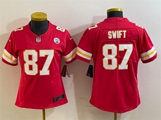 Youth Kansas City Chiefs #87 Taylor Swift Red 2023 F.U.S.E. Vapor Untouchable Limited
