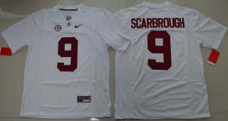 Alabama Crimson Tide Bo Scarbrough 9 College Football Limited Jersey - White