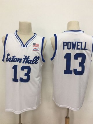 Seton-Hall-Pirates-13-Myles-Powell-White-Nike-College-Basketball-Jersey
