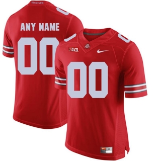 Ohio-State-Buckeyes-Red-Men's-Customized-College-Football-Jersey