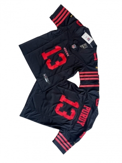 Youth San Francisco 49ers #13 Brock Purdy Black 2023 F.U.S.E. Vapor Limited Stitched Football