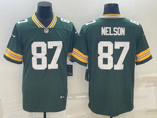 Green Bay Packers #87 nelson green vapor limited jersey