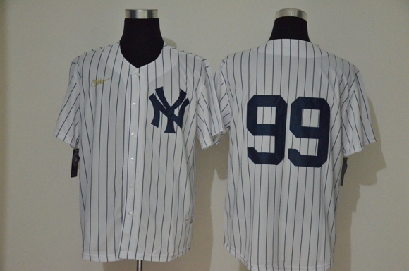 New York Yankees #99 white jersey