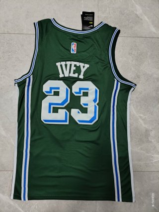 Detroit Pistons #23 Jaden Ivey green jersey