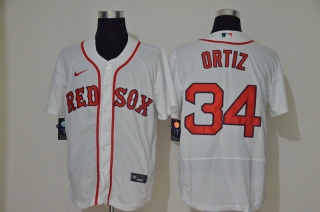 Boston Red Sox #34 white jersey