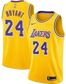 Lakers-24-Kobe-Bryant-Yellow-Nike-Swingman-Jersey