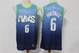 Mavericks-6-Kristaps-Porzingis-Blue-2019-20-City-Edition-Nike-Swingman-Jersey