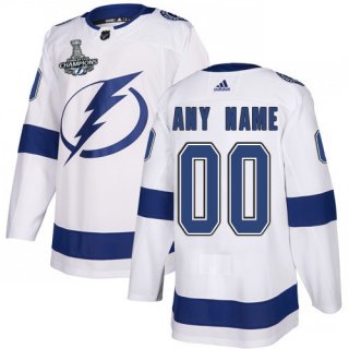 Men's Tampa Bay Lightning Active Player Custom 2021 White Stanley Cup Champions
