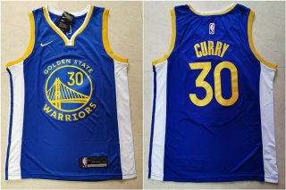 Warriors-30-Stephen-Curry-Blue-Nike-Swingman-Jersey