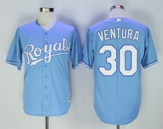 Royals-30-Yordano-Ventura-Light-Blue-New-Cool-Base-Jerseys