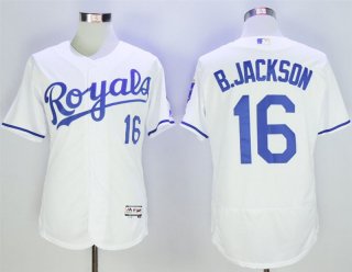 Royals-16-Bo-Jackson-White-Flexbase-Jersey