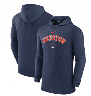 Houston Astros Navy DriFIT Early Work Pullover Hoodie