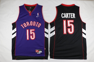 Raptors-15-Vince-Carter-Black-Purple-Nike-Mesh-Swingman-Jersey