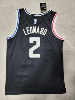 Los Angeles Clippers #2 Kawhi Leonard Black jersey