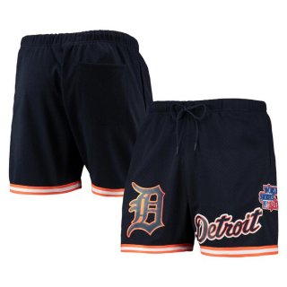 Detroit Tigers Navy Team Logo Mesh Shorts