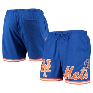 New York Mets Royal Team Logo Mesh Shorts