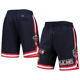New Orleans Pelicans #1 Zion Williamson Navy Shorts