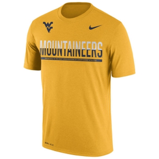 West-Virginia-Mountaineers-Nike-2016-Staff-Sideline-Dri-Fit-Legend-T-Shirt-Gold