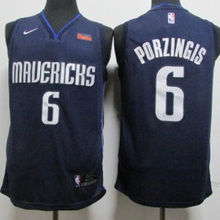 Mavericks-6-Kristaps-Porzingis-Navy-Nike-Swingman-Jersey