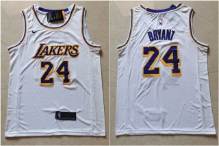 Lakers-24-Kobe-Bryant-White-Nike-Swingman-Jersey