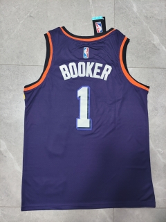 Phoenix Suns #1 Devin Booker purple jersey
