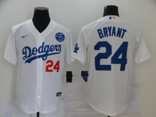 Dodgers-24-Kobe-Bryant-White-2020-Nike-KB-Cool-Base-Jersey