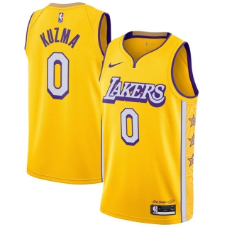 Lakers-0-Kyle-Kuzma-Yellow-2019-20-City-Edition-Nike-Swingman-Jersey