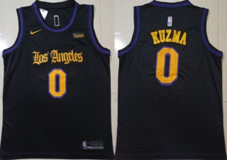 Lakers-0-Kyle-Kuzma-Black-Nike-Swingman-Jersey